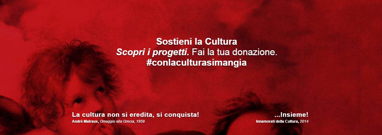 INNAMORATI DELLA CULTURA. Crowdfunding per progetti di cultura italiana